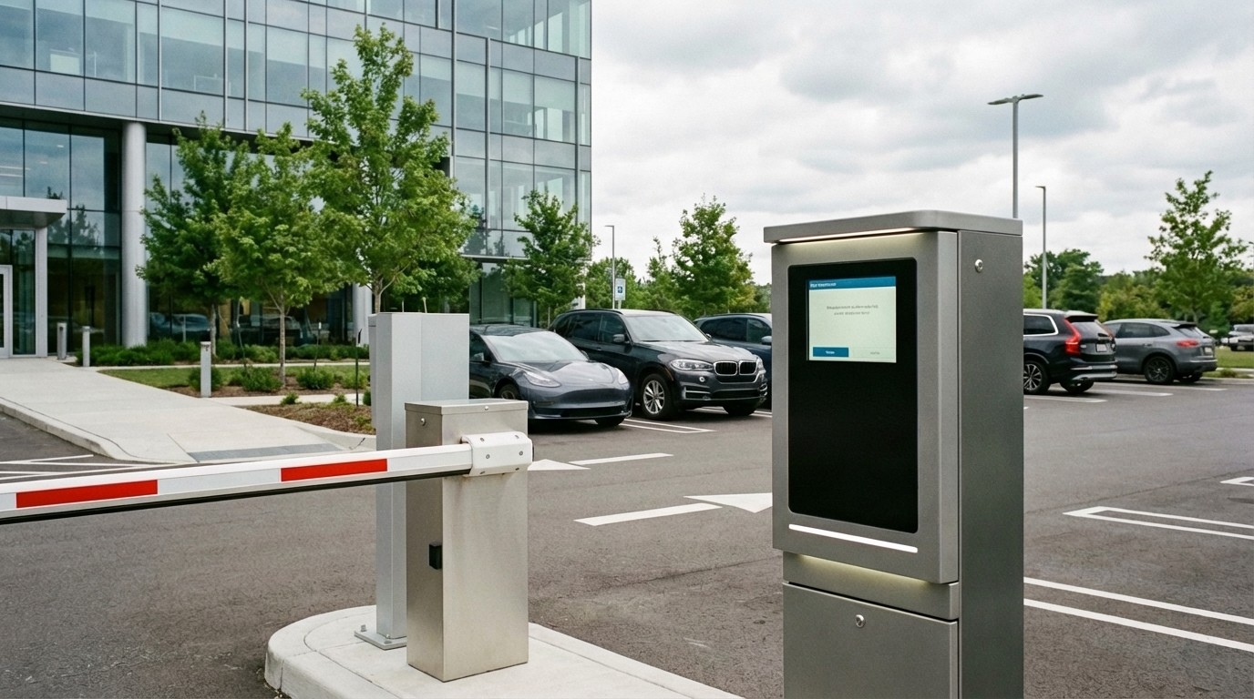 Installation d'une solution de gestion du stationnement en entreprise