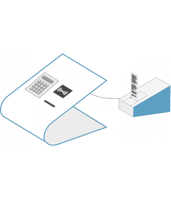 Valideur de ticket magnétique